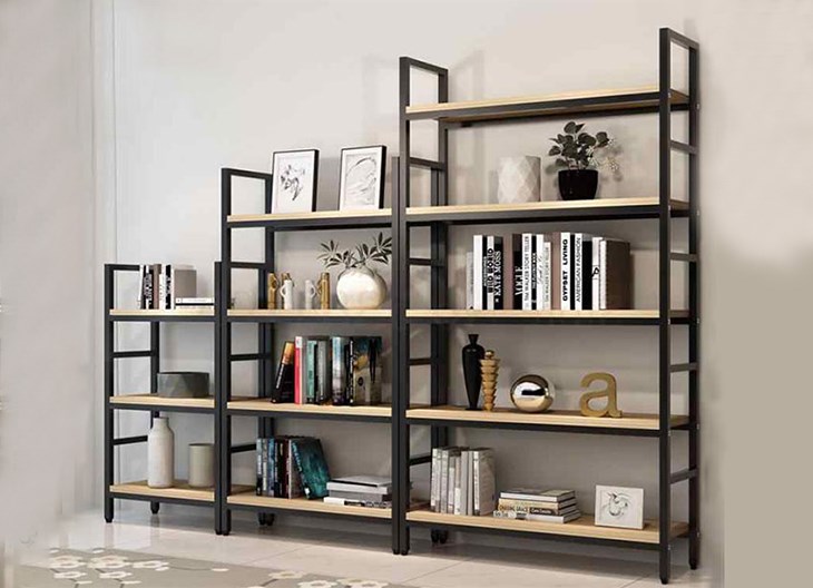 Kệ đa năng bằng sắt chịu lực tốt, được sử dụng ở nhiều không gian khác nhau