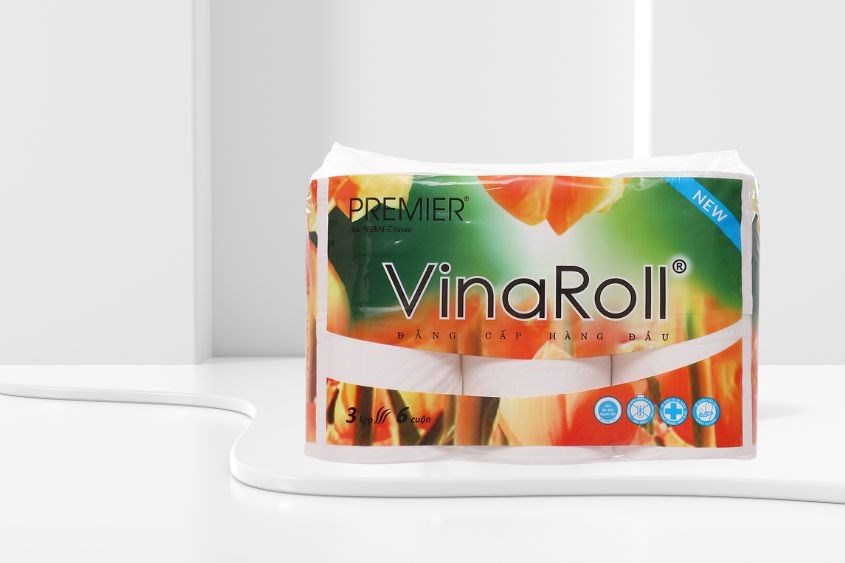 Giấy vệ sinh Premier không lõi được dùng để lau các vật dụng và bề mặt trong nhà