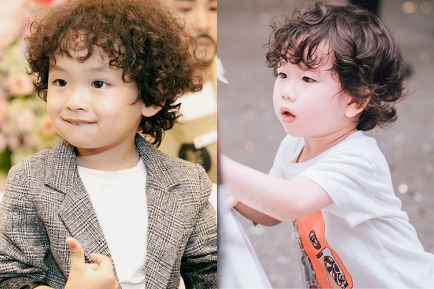 Kiểu tóc bé trai Hàn Quốc đáng yêu