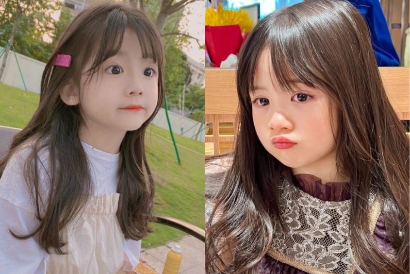 Kiểu tóc cho bé gái 8 tuổi xinh xắn