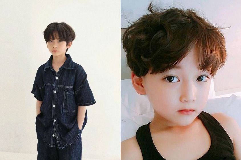 Kiểu tóc layer Hàn Quốc cho bé trai 7 tuổi ấn tượng Kiểu tóc cho bé trai 7 tuổi ấn tượng