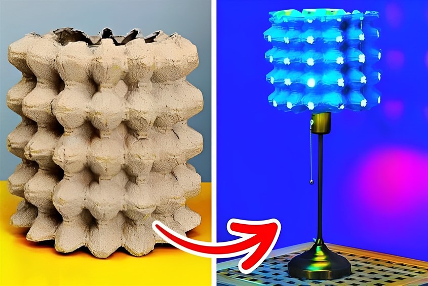 Làm đồ chơi từ khay đựng trứng