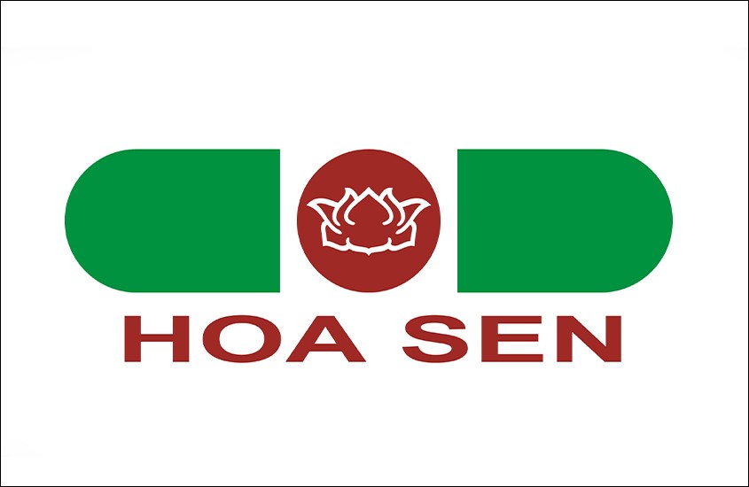 <div class='captionnews'>Logo thương hiệu dược phẩm Hoa Sen</div>