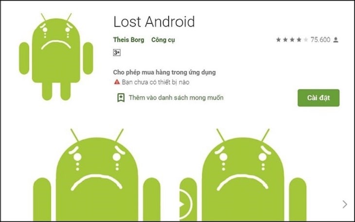 Ứng dụng Lost Android giúp bạn tìm kiếm điện thoại OPPO bị mất với nhiều tính năng