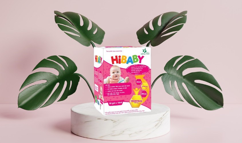 Siro Hồng Tâm Pharmacy HiBaby giúp bé ăn ngon 200 ml (từ 1 tuổi)
