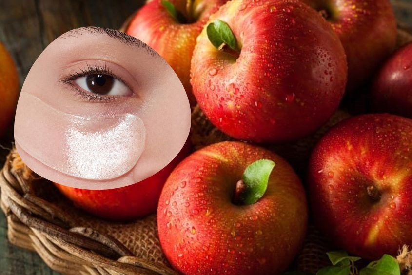Cách làm mặt nạ mắt tại nhà từ táo cực hiệu quả