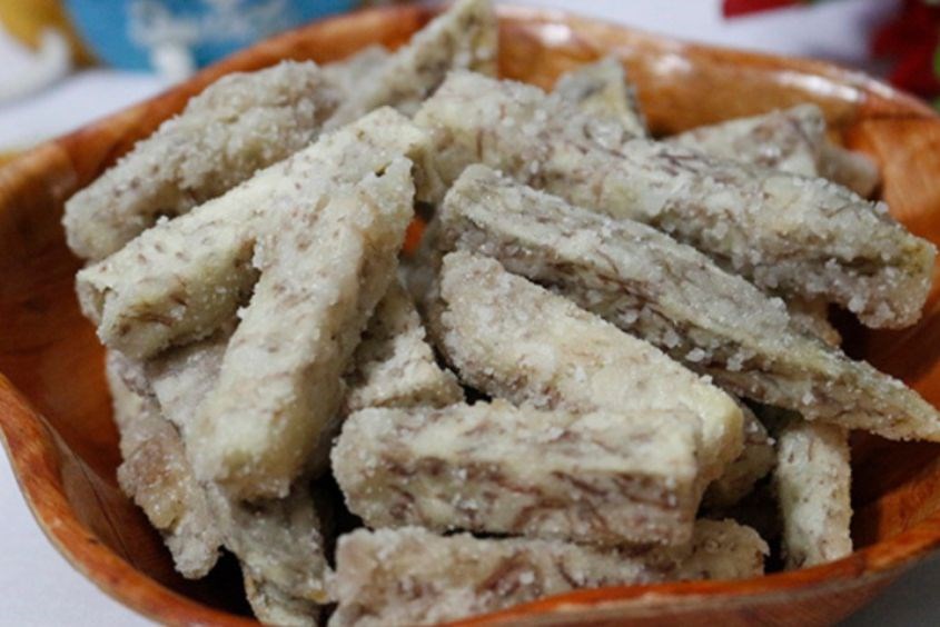 Mách mẹ cách làm món ăn dặm từ khoai môn tại nhà