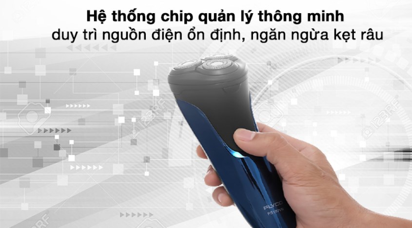 Máy cạo râu khô và ướt Flyco FS197VN Máy cạo râu khô và ướt Flyco FS197VN