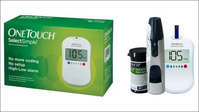 Máy đo đường huyết Onetouch Select Plus Simple