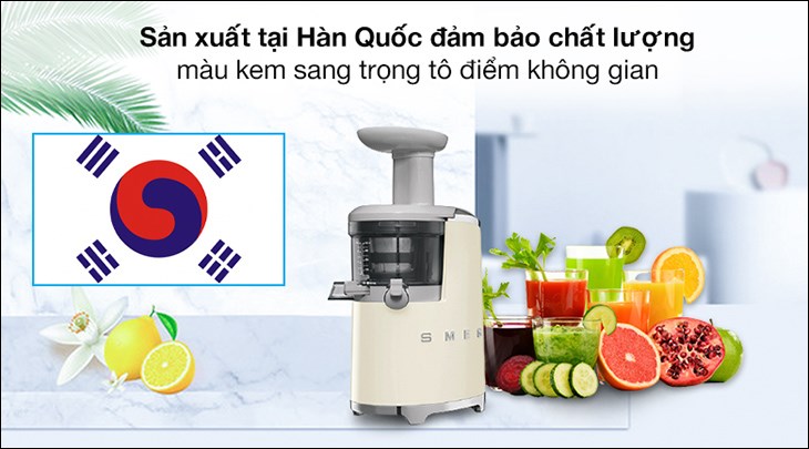Smeg - Thương hiệu máy ép trái cây cao cấp và uy tín đến từ Ý