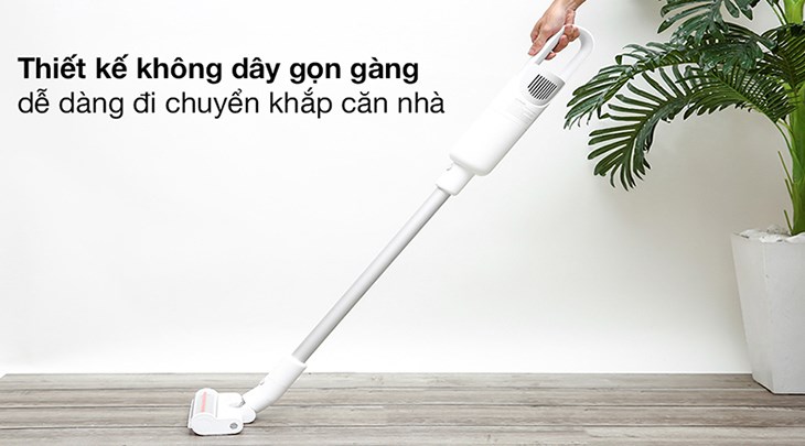 Máy hút bụi không dây Xiaomi BHR4636GL thiết kế không dây gọn gàng, linh hoạt