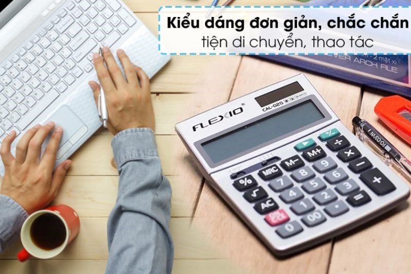 Máy tính cầm tay Thiên Long - Flexio CAL-02S với sự đơn giản, thanh lịch