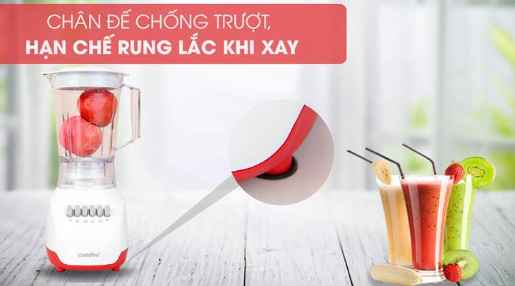 Máy xay đa năng Comfee được ưa chuộng nhờ các tính năng an toàn khi sử dụng