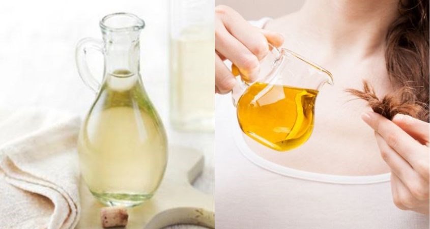Sử dụng giấm và tinh chất dưỡng tóc làm mềm vải cứng