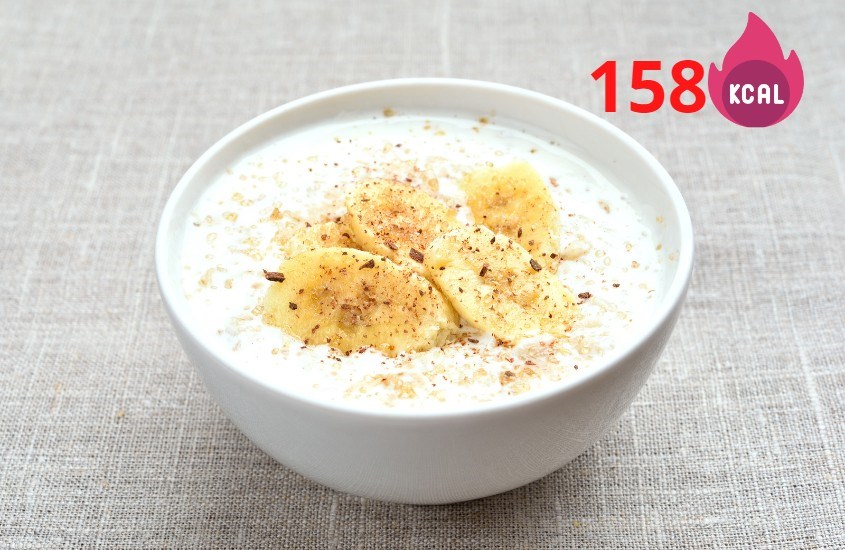 Chén yến mạch cung cấp 158 calo, giúp bạn no lâu