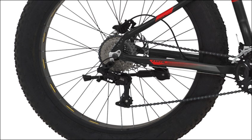 Bộ truyền động mạnh mẽ, hoạt động ổn định trên mọi cung đường.