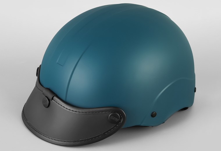 Mũ 1/2 size XL Delites ATN05-XV xanh dương với thiết kế gọn nhẹ, phù hợp với người dùng có vòng đầu 60 - 61cm 
