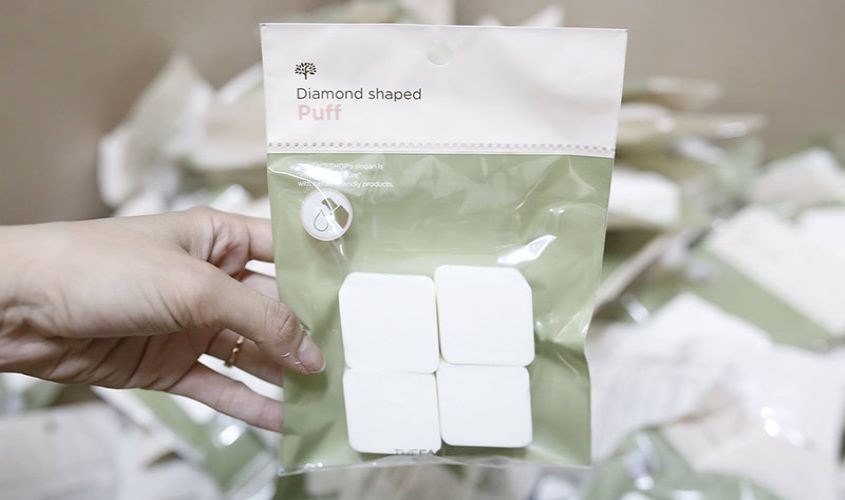 Mút trang điểm The Face Shop Diamond Puff I Houppette