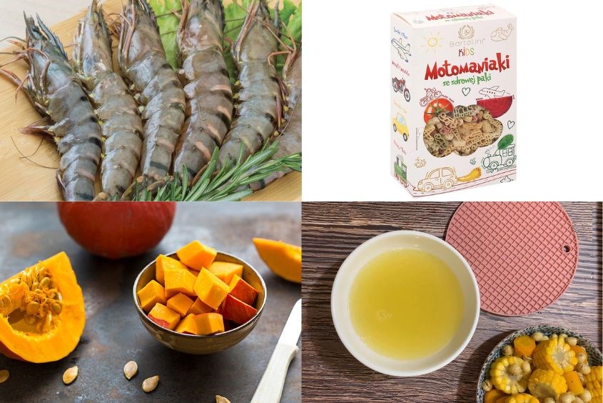 Cách nấu nui tôm cho bé