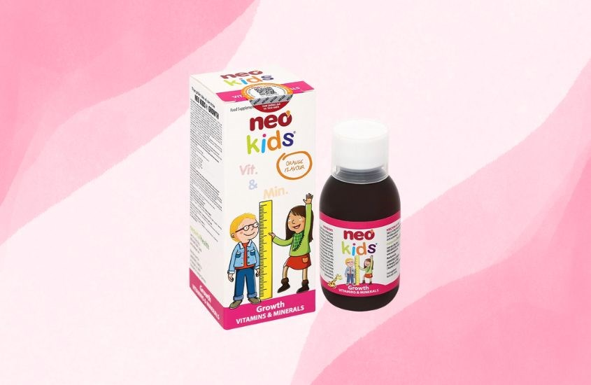 Siro Neo Kids Growth tăng cường sức khỏe 150 ml Siro Neo Kids Growth tăng cường sức khỏe 150 ml