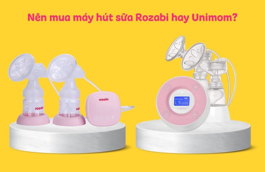 Tùy vào nhu cầu mà mẹ bỉm có thể chọn dùng máy hút sữa Rozabi hay Unimom cho phù hợp