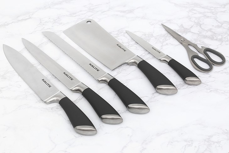 Bộ dao kéo inox Kalite KL-191 gồm 6 sản phẩm đa năng, tiện dụng Bộ dao kéo inox Kalite KL-191 gồm 6 sản phẩm đa năng, tiện dụng