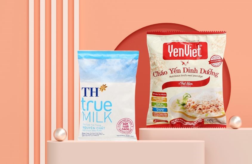 Có thể trộn chung với sữa tươi tiệt trùng TH true MILK không đường 220 ml và cháo yến ăn liền YenViet vị thịt bằm gói 50g Có thể trộn chung với sữa tươi tiệt trùng TH true MILK không đường 220 ml và cháo yến ăn liền YenViet vị thịt bằm gói 50g