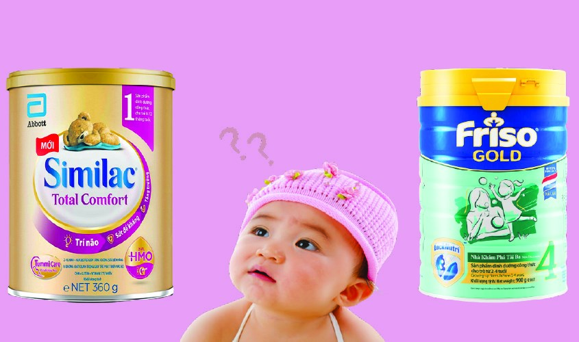 Nên chọn sữa Similac hay Friso