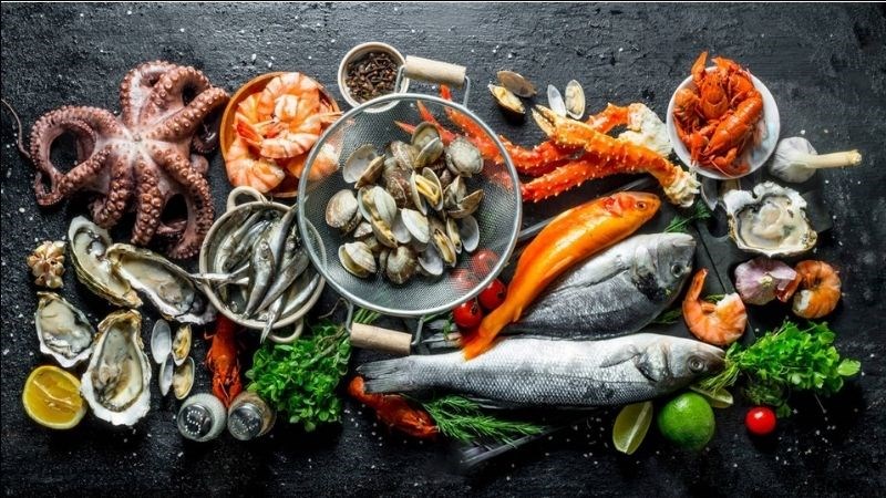 Các loại hải sản giúp giảm mệt mỏi cũng như suy nhược thần kinh