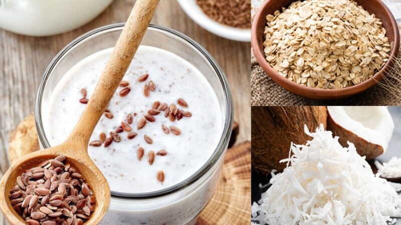 Sinh tố hạt lanh và mè giúp tăng cường sức khỏe máu và hỗ trợ người thiếu máu