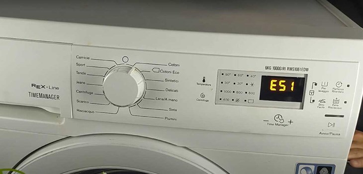 Lỗi E51 được xác định có liên quan đến phần động cơ (motor) của máy giặt
