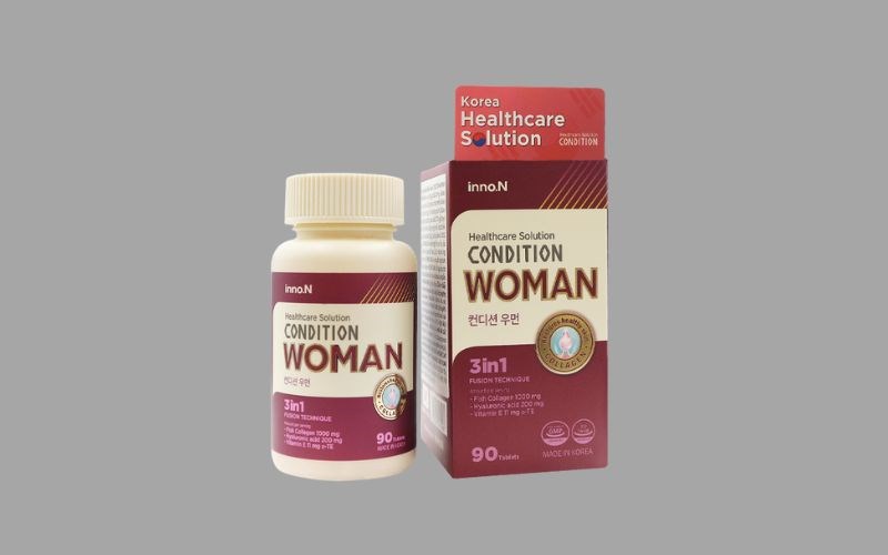 Condition Woman hạn chế lão hóa, làm đẹp da hộp 90 viên