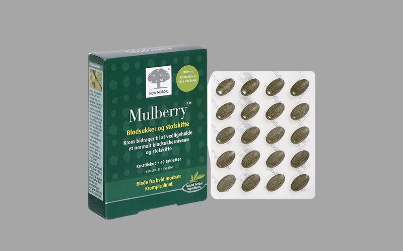 New Nordic Mulberry hỗ trợ ổn định đường huyết trong máu hộp 40 viên 