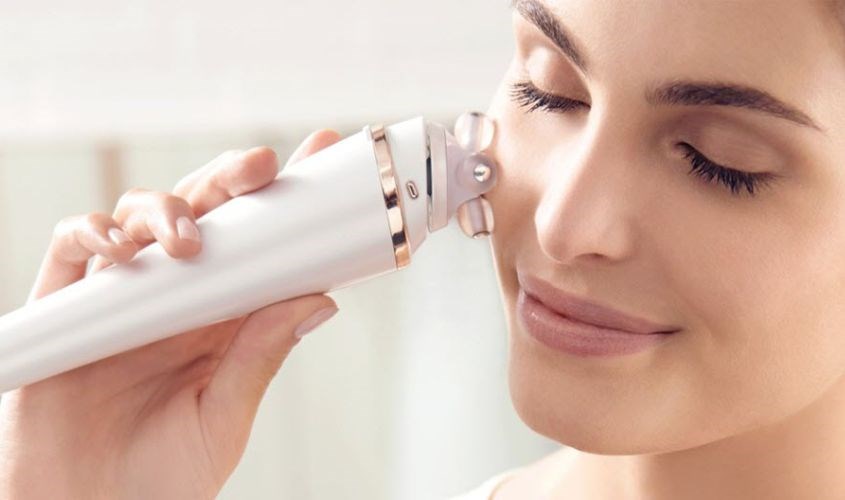 Máy massage mặt chăm sóc các vùng da mặt, vùng mắt