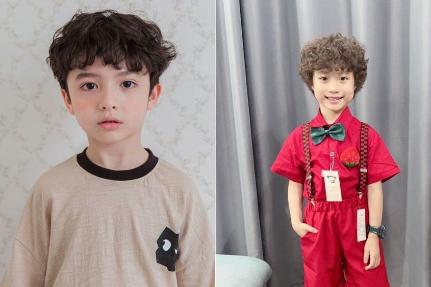 Những kiểu tóc cho bé trai mặt dài cực kỳ thời thượng