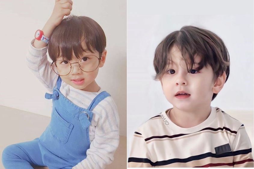 Kiểu tóc cho bé trai 3 tuổi có gương mặt dài