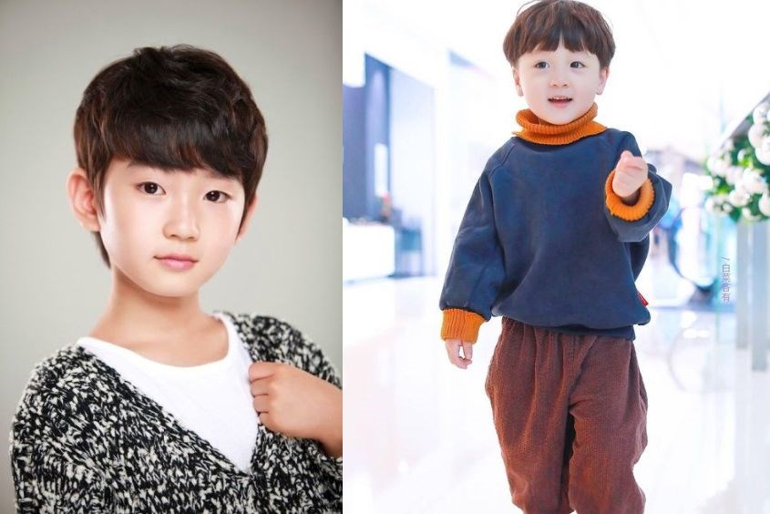 Tóc layer mái ngố cho bé trai đáng yêu