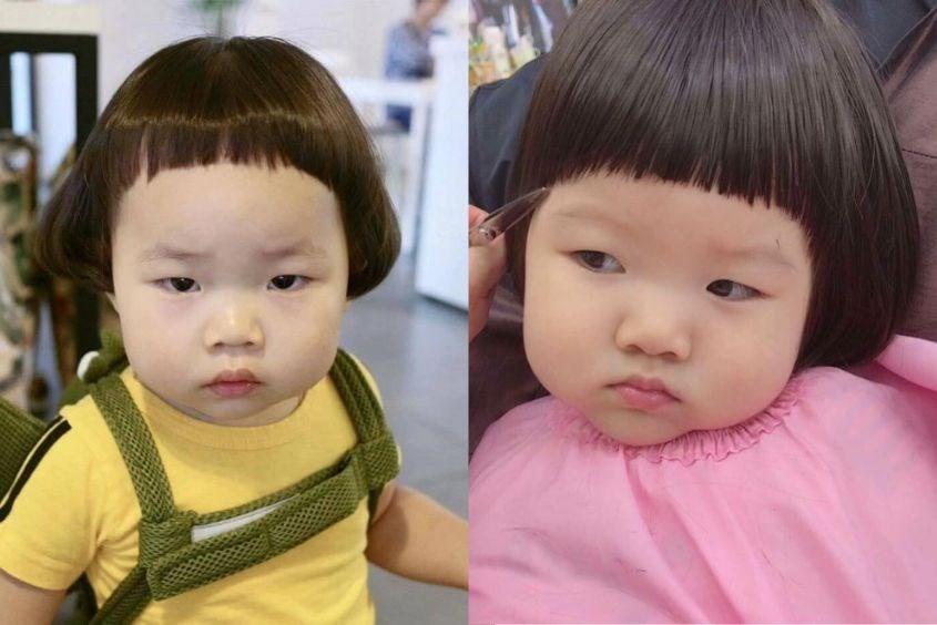 Các kiểu tóc ngố cho bé gái thêm cá tính