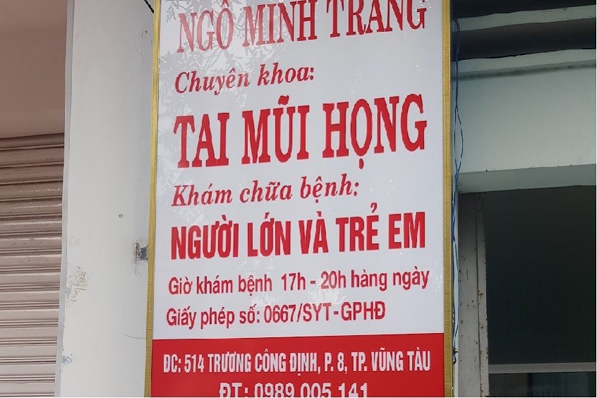 Phòng khám tai mũi họng Vũng Tàu