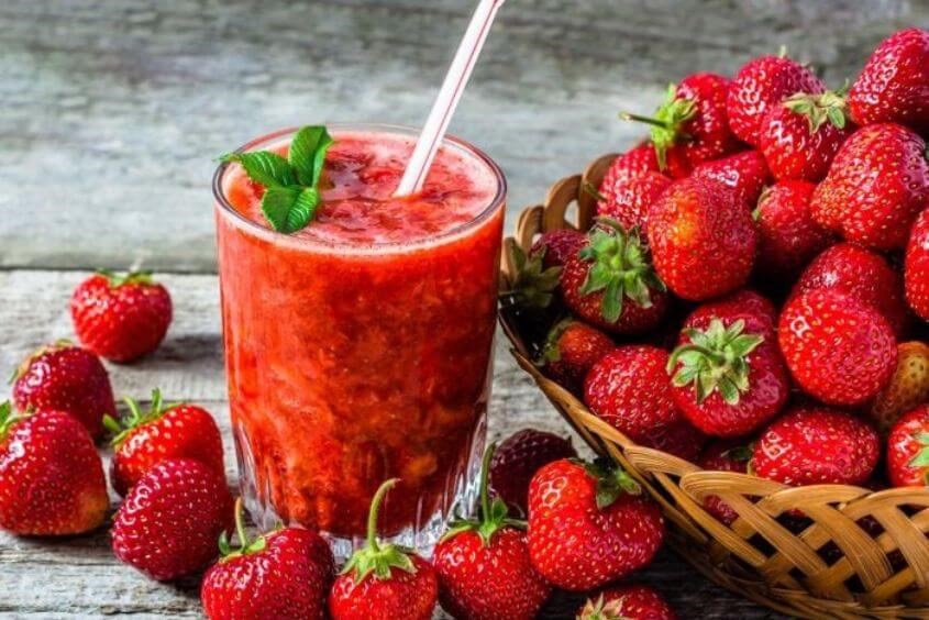 Nước ép dâu tây cho bà bầu