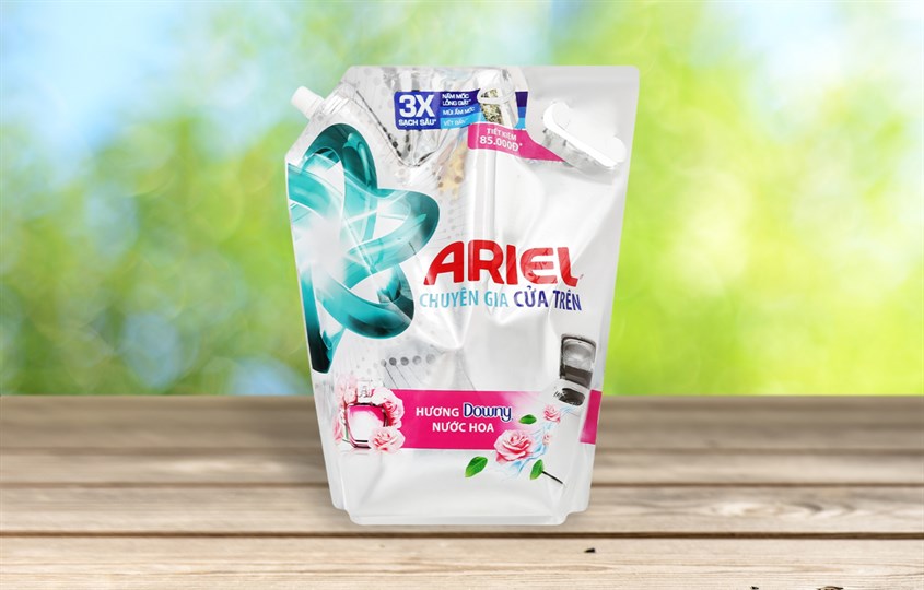 Nước giặt Ariel hương nước hoa Downy túi 3.1 lít Nước giặt Ariel hương nước hoa Downy túi 3.1 lít