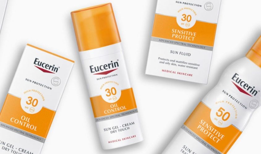 Kem chống nắng kiềm dầu cho da nhờn mụn Eucerin