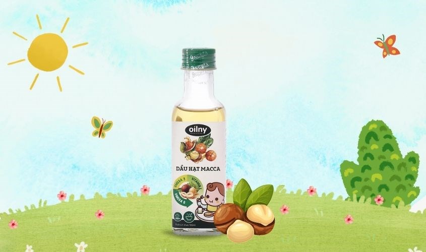 Dầu macca Oliny ăn dặm cho bé chai 100 ml (từ 6 tháng) Dầu macca Oliny ăn dặm cho bé chai 100 ml (từ 6 tháng)