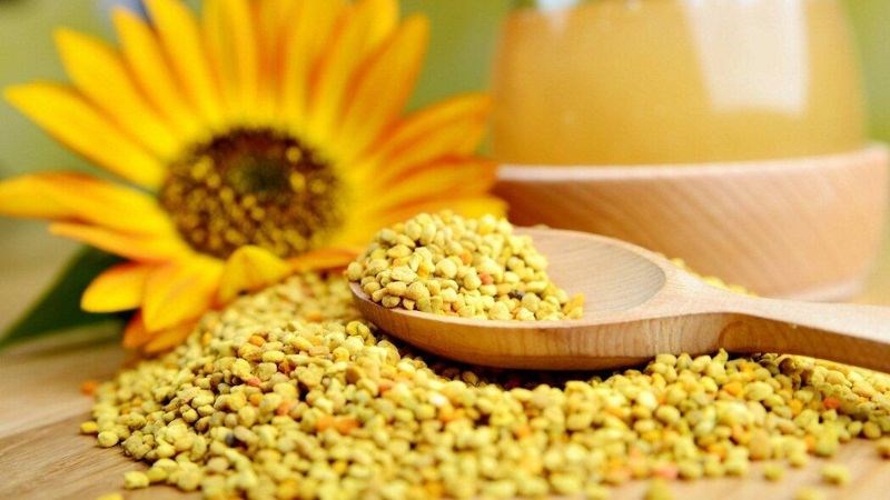 Phấn hoa mật ong giàu chất chống oxy hóa.