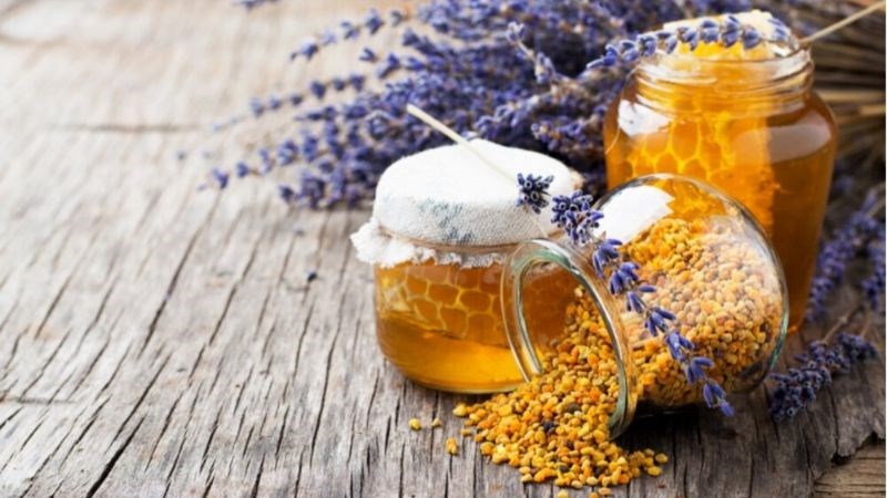 Phấn hoa mật ong có tác dụng kháng khuẩn.