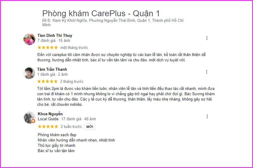 Phòng khám Careplus quận 7 