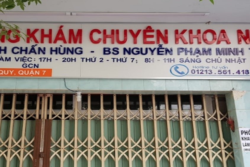 Phòng khám nhi quận 7 Bác sĩ Trịnh Chấn Hùng và Nguyễn Phạm Minh Trí