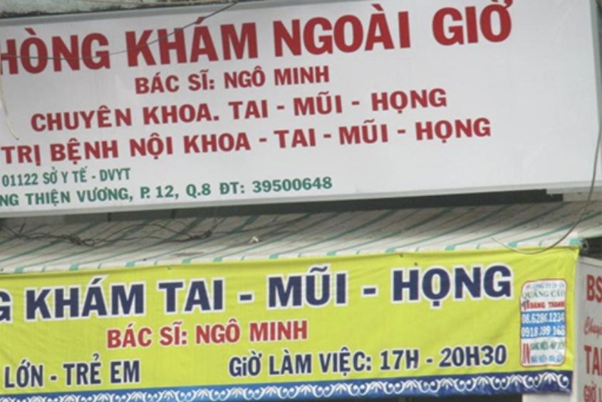 Phòng khám tai mũi họng Quận 8 của bác sĩ Ngô Minh