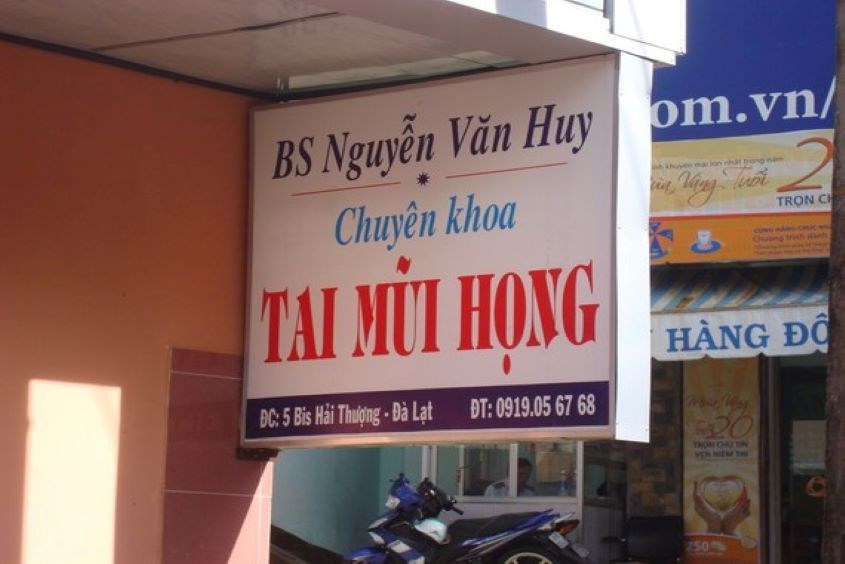 Phòng khám nhi Đà Lạt Bác Sĩ Huy chuyên điều trị các bệnh về Tai Mũi Họng