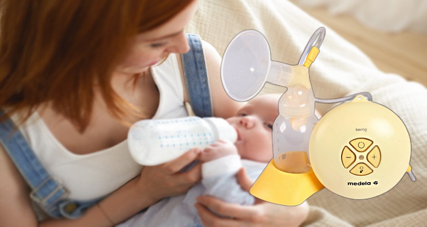 Máy hút sữa Medela phù hợp cho mẹ bị tắc sữa